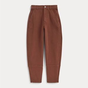 everlane | the utility barrel pant (tall) - rosewood